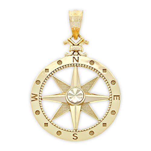 【中古】【未使用・未開封品】Charm America ? ゴールドコンパスチャーム ? 10カラットソリッドゴールド|AJIMURA-SHOP