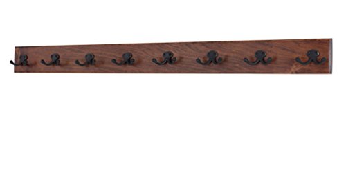【中古】【未当てはめる・未開封品】ソリッドチェリー壁マウントコートラック???Oil Rubbed Bronzeダブルスタイルコートフック???Made インチ the USA 52\