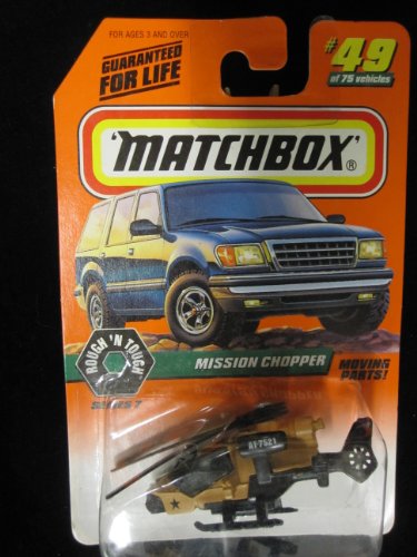 【中古】【未使用・未開封品】Mission Chopper Desert Tan Rough N Tough Series By Matchbox #49