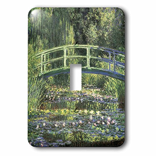 【中古】【未使用・未開封品】3drose LSP _ 164669?_ 1?Water Lilies and Japanese Bridgeモネヴィンテージライトスイッチカバー