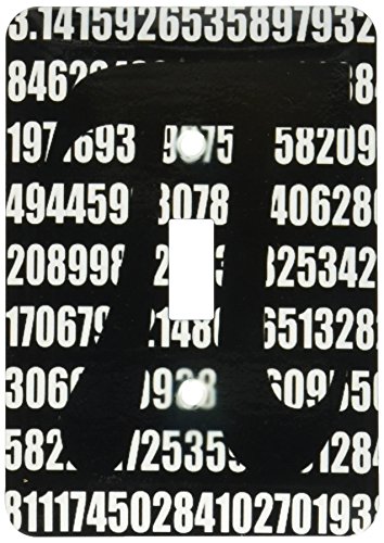 【中古】【未使用・未開封品】3drose LSP _ 164994?_ 1?Pi Symbol on数数学数学的数値Sign数学者のライトスイッチカバー