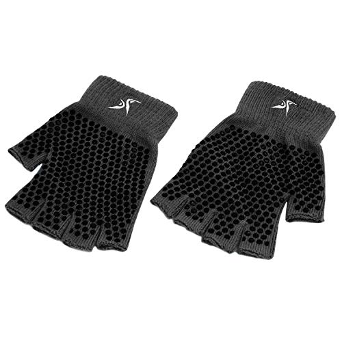 【中古】【未使用・未開封品】Prosource Fit Grippy Yoga Gloves, One Size Fits All, Non-Slip Fingerless Design in Black（並行輸入品） 141［並行輸入］｜AJIMURA-SHOP