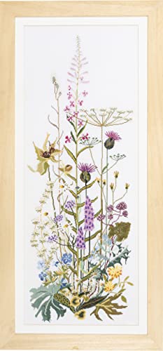 【中古】【未使用・未開封品】Wild Flowers On Aida Counted Cross Stitch Kit-17-3/4\