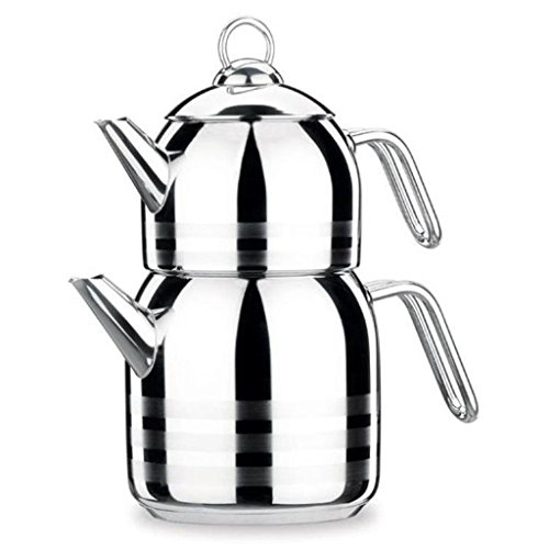 【中古】【未使用・未開封品】KORKMAZ ASTRA 2.9 Litre 18/10 Stainless Steel Premium Turkish Teapot 38,826円