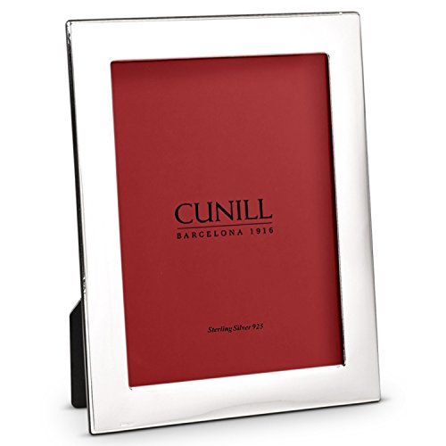 【中古】【未使用・未開封品】Cunill プレーン1インチ ボーダー 8x10 スターリングシルバー 写真フレーム