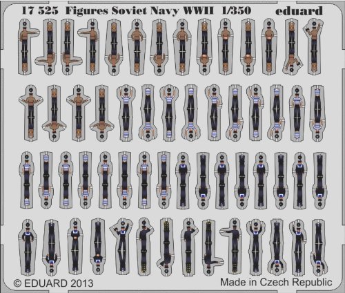 【中古】【未使用・未開封品】1/350 ソビエト海軍乗組員 3D