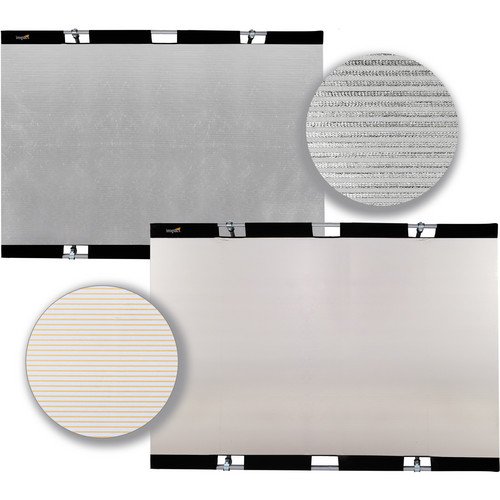 【中古】【未使用・未開封品】ImpactパネルフレームReflectorキット???Zebra Gold/Zebraシルバー(43?x 67?\
