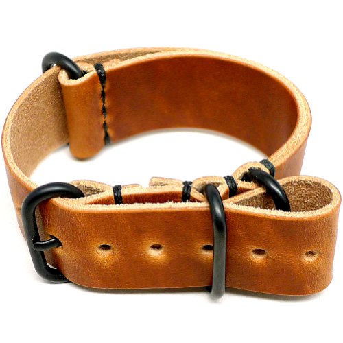 【中古】【未使用・未開封品】DaLuca NATO Watch Strap - Natural Dublin (PVD Buckle) : 22mm
