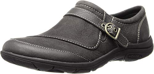 【中古】【未使用・未開封品】Merrell レディース Dassie バックル スリッポン US サイズ: 24 カラー: ブラック