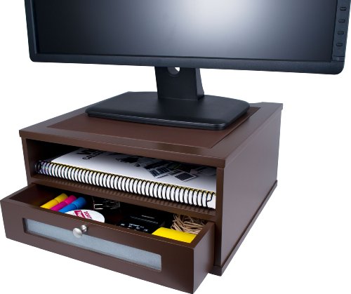 【中古】【未当てはめる・未開封品】Victor木製モニターライザー 1175 赤銅色