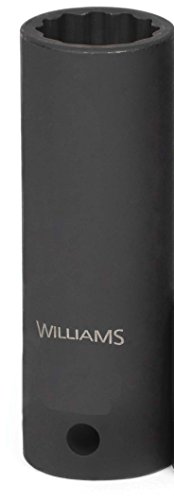 【中古】【未使用・未開封品】Williams 37440 1/2インチドライブ 深さ1-1/4インチインパクトソケット、12ポイント