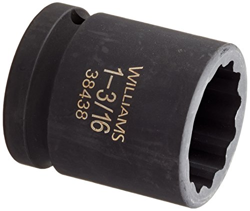 【中古】【未当て嵌める・未開封品】Williams 38438 3/4in 運転 1-3/16in 標準尺度差しひびきソケット 12尖んがり 締付工具-花・ガーデン・DIY-ソケットレンチ用ソケット