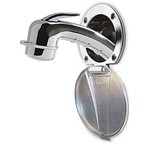 【中古】【未使用・未開封品】Ambassador Marine Universal Collection SS Lid/Plastic Cup Recessed Shower, Stainless Steel/Chrome