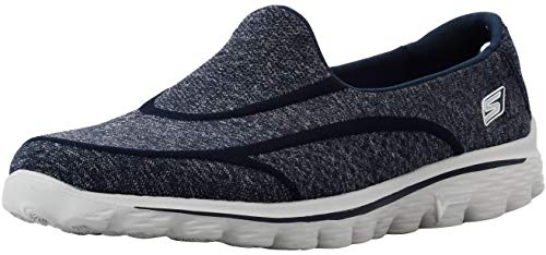 【中古】【未使用・未開封品】Skechers Performance Women's Go Walk 2 Super Sock Slip-On Walking Shoe,Old Navy/Grey,11 M US｜AJIMURA-SHOP