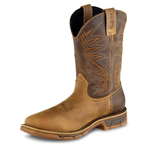 【中古】【未当てはめる・未開封品】Irish Setter Work メンズ 83912 マーシャル 11in プルオン スチールトゥ 雨合羽 細工物ブーツ US 大いさ: 14 色合い: 赤銅色
