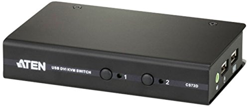 【中古】【未当て嵌める・未開封品】2port USB DVI KVM Switch