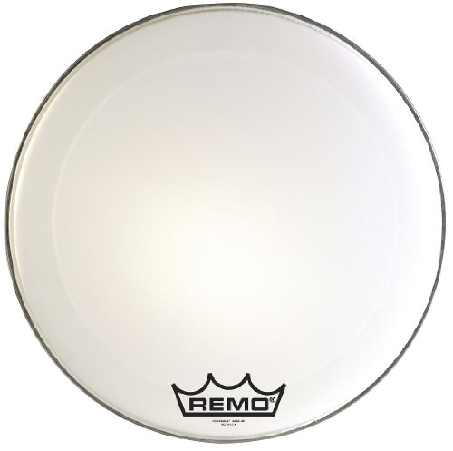 【中古】【未当て嵌める・未開封品】REMO ( レモ ) PM2-124B-00 24\" ホワイトパワーマックス2 マーチングバスドラムヘッド 24in ロゴタイプ絶無 【1枚】"