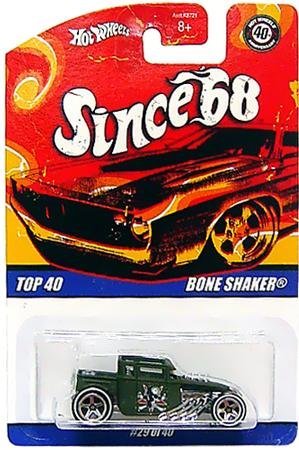 【中古】【未使用・未開封品】Hot Wheels Mattel Die-Cast Car Since '68 Top 40 Bone Shaker [#29 of 40]｜AJIMURA-SHOP