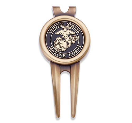 【中古】【未使用・未開封品】MarineゴルフDivot Tool &ボールマーカー