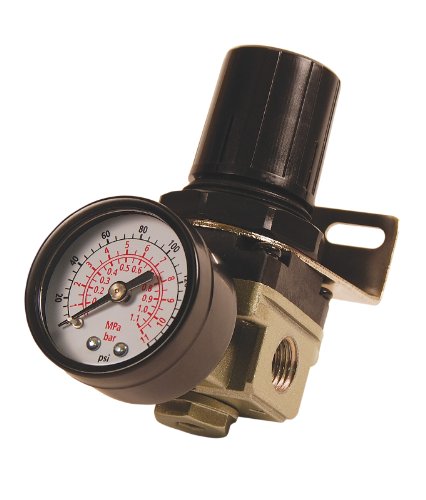【中古】【未使用・未開封品】Primefit Primefit R1401G Mini Air Regulator with Steel-Protected Gauge, 60-SCFM at 100-PSI, 1/4-Inch NPT by Primefit｜AJIMURA-SHOP