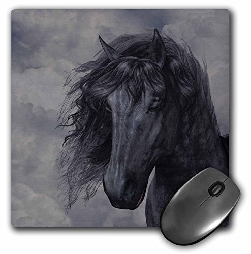 【中古】【未使用・未開封品】3drose LLC 8?x 8?x 0.25インチマウスパッド、AブラックFrisian Horse Portrait in a cloudy sky ( MP _ 172942?_ 1?) 17,353円