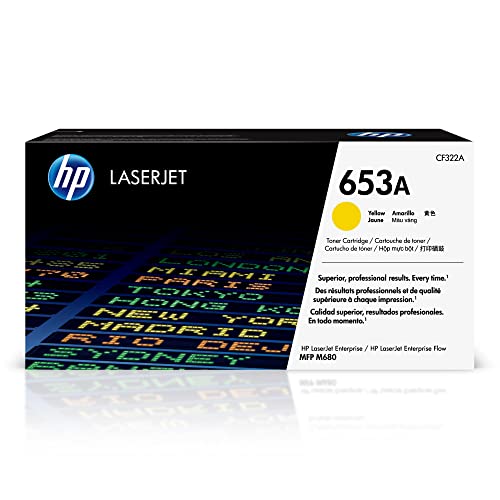 【中古】【未当て嵌める・未開封品】HP 653A LASERJT CART 16.K YLW CF322A PK1