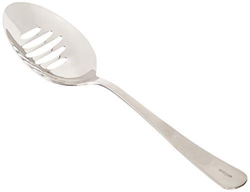 【中古】【未使用・未開封品】Mercer Culinary 18-8 Stainless Steel Plating Spoon with Slotted Bowl, 9-Inch by Mercer Culinary