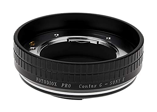【中古】【未使用・未開封品】Fotodiox Pro Lens Mount Adapter Compatible with Select Contax G Lenses to Sony E-Mount Cameras