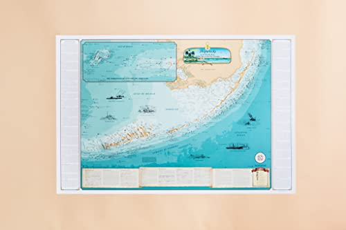 【中古】【未使用・未開封品】Sealake Products フロリダ鍵 難破船チャート 乾いたトルトゥガの兵士 Laminated unknown
