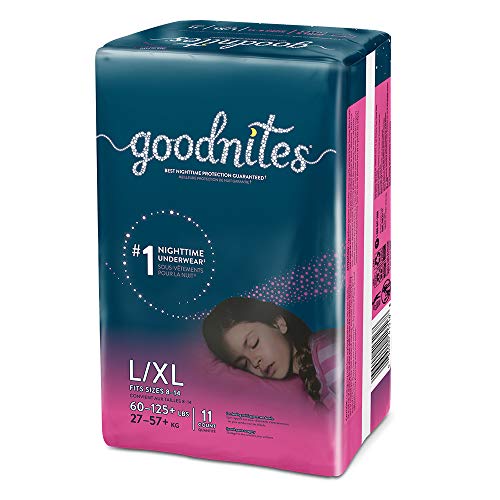 【中古】【未使用・未開封品】GoodNites Goodnites下着 - ガール - 大 - 11カラット