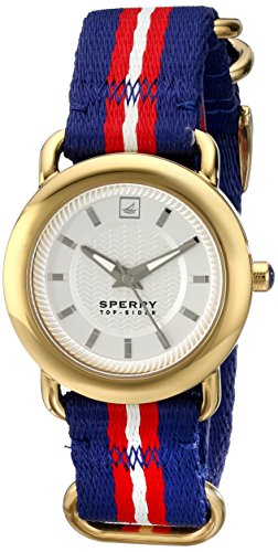 【中古】【未使用・未開封品】[女性用腕時計]Sperry Top-Sider Women's 10014924 Hayden Watch with Blue Webbed Band[並行輸入品]