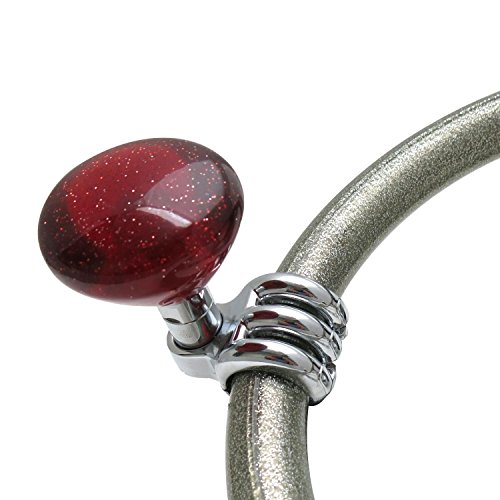 【中古】【未使用・未開封品】American Shifter 15667レトロシリーズレッドSuicide Brodyノブ半透明with Metal Flake|AJIMURA-SHOP