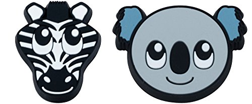 【中古】【未使用・未開封品】Gamma Sports 動物園 ダンプス 振動ダンプナー (2個パック) - コアラ/ゼブラ柄|AJIMURA-SHOP