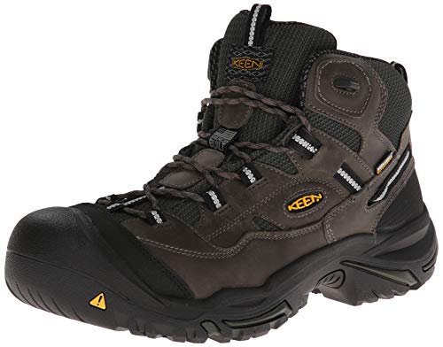 【中古】【未当て嵌める・未開封品】KEEN (キーン) ありがた味 ブラジャードック ミッド WP, ガーゴイル/フォレスト, 12