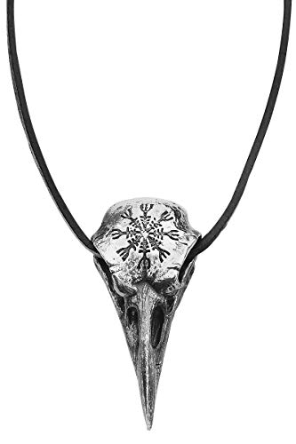 【中古】【未使用・未開封品】Helm of Awe Ravenskullペンダントby Alchemy Gothic, England [ジュエリー]｜AJIMURA-SHOP
