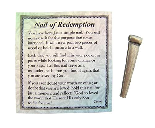 【中古】【未使用・未開封品】ネイルのRedemption DevotionalトークンポケットMedal with Holy Prayerカード