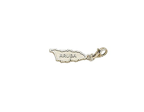 【中古】【未使用・未開封品】10?K黄色ゴールドArubaチャームwith Lobster Claw Clasp、チャームブレスレットとネックレス用｜AJIMURA-SHOP