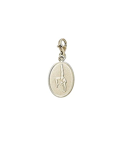 【中古】【未当て嵌める・未開封品】10?K黄味がかったゴールドGymnast Charm with Lobster Claw Clasp、引きつける腕輪と首飾り用