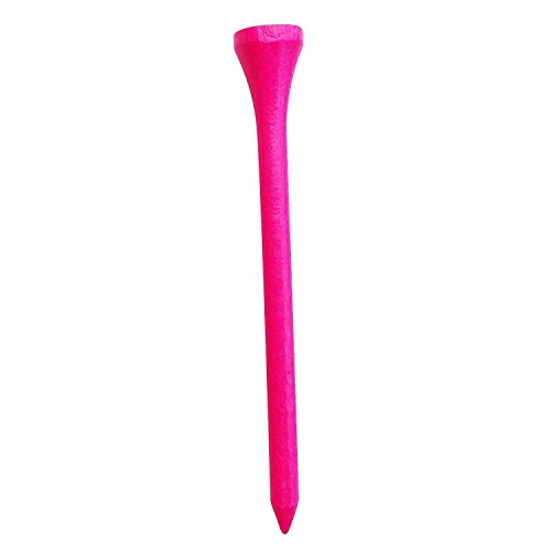 【中古】【未当て嵌める・未開封品】ゴルフお茶etc 2?3?/ 4?\"ネオン木製お茶???500かぞえ上げる(盛りだくさんな色) 赤いこと"