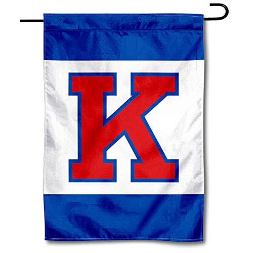 【中古】【未使用・未開封品】カンザスジェイホークス ビッグK ガーデンフラッグ ヤードバナー