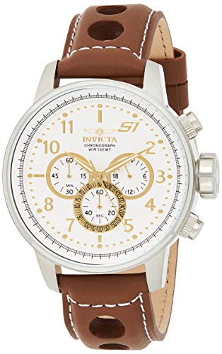 【中古】【未当て嵌める・未開封品】インヴィクタ Invicta Men\u0027s 16010 S1 Rally\" Stainless Steel Watch with Brown Leather Band\"" [並行輸入品]"