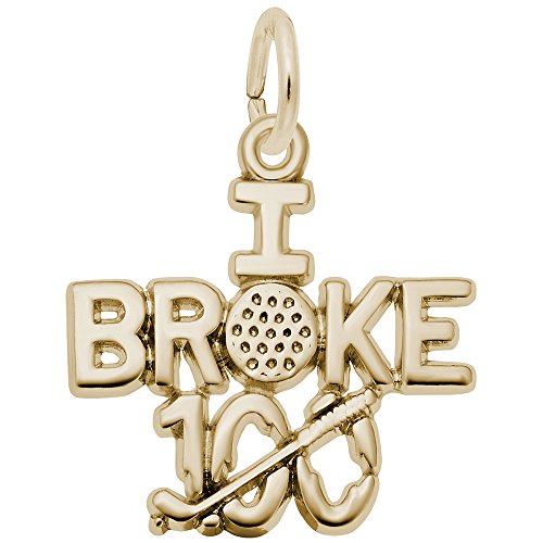 【中古】【未使用・未開封品】I Broke 100チャーム、チャームブレスレットとネックレス用 ゴールド|AJIMURA-SHOP