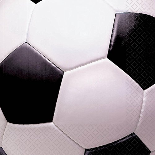 【中古】【未使用・未開封品】Creative Converting 657966 Sports Fanatic Soccer Beverage Napkins - Case of 216