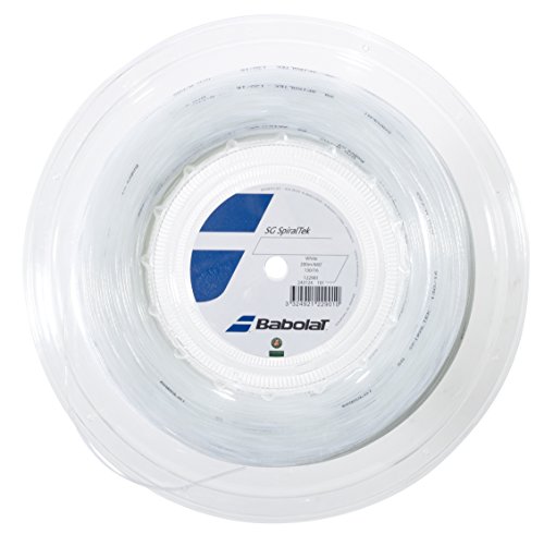 【中古】【未当て嵌める・未開封品】バボラ(Babolat) 硬式庭球 より糸 SG渦巻きテック 125/130 (200m一巻き) BA243124 白いこと 125