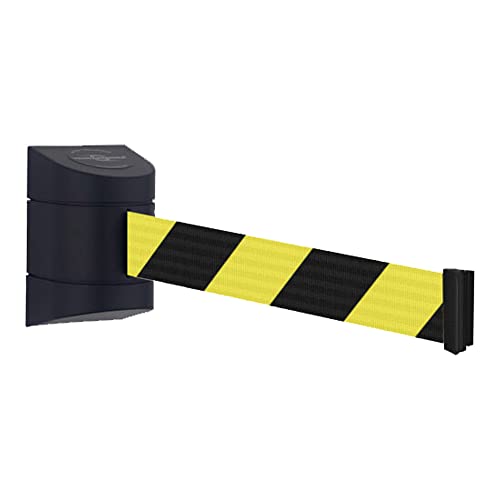 【中古】【未当て嵌める・未開封品】Tensabarrier 897-15-S-33-NO-R5X-C Standard Wall Mount, Black Caps, No Custom Red Webbing Standard Belt End, 15\u0027 by Tensabarrier