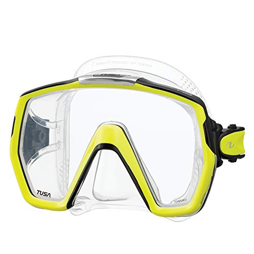 【中古】【未使用・未開封品】(Fluorescent Yellow) - Tusa M1001 FREEDOM HD Scuba Diving Mask｜AJIMURA-SHOP
