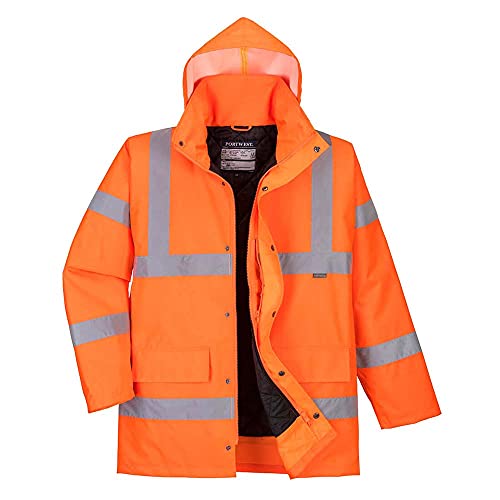 【中古】【未当て嵌める・未開封品】Portwest APPAREL メンズ US 大きさ: 6L 色つや: オレンジ色