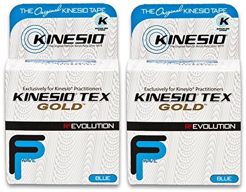 【中古】【未使用・未開封品】NEW Kinesio Tex Gold FP (FingerPrint) Tape - Blue - 2\
