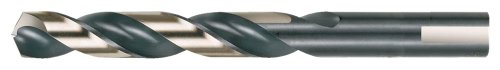 【中古】【未当てはめる・未開封品】Cle-Line C23850 Heavy Duty Mechanics Length Drill, High Speed Steel, Black and Gold Finish, Straight Flatted Shank, 135-Degree Split Po