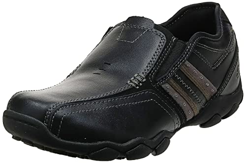 【中古】【未使用・未開封品】Skechers Men's Diameter-Zinroy Slip-On Loafer,10.5 M US,Black Leather｜AJIMURA-SHOP